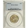 Image 1 : 1936-D 25C MS65 PCGS. Softly lustrous beneath speckled 