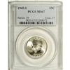 Image 1 : 1945-S 25C MS67 PCGS. Practically untoned save for a s 