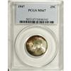 Image 1 : 1947 25C MS67 PCGS. Highly lustrous, boldly impressed, 