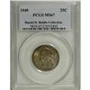Image 1 : 1949 25C MS67 PCGS. Ex: Daniel D. Biddle Collection. D 