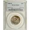 Image 1 : 1949-D 25C MS67 PCGS. Each side has dappled purple-pin 