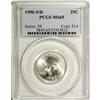 Image 1 : 1950-S/D 25C MS65 PCGS. FS-022. Potent cartwheel luste 