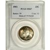 Image 1 : 1951 25C MS67 PCGS. Shades of plum and crimson grace t 