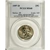 Image 1 : 1997-D 25C MS68 PCGS. A highly lustrous and exceptiona 