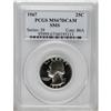Image 1 : 1967 25C SMS MS67 Deep Cameo PCGS. A shining and essen 