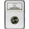 Image 3 : 1939 25C PR68 NGC. A small scattering of smoke-gray to 