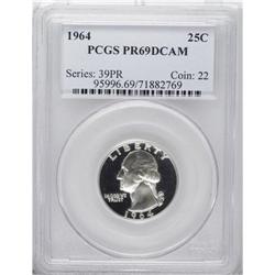 1964 25C PR69 Deep Cameo PCGS. While a relatively avai 