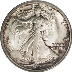1916-D 50C MS65 PCGS. Gem examples of this issue are s 