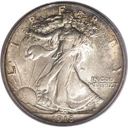 1918-D 50C MS64 PCGS. Bruce Fox (1993) writes that "Mi 