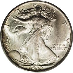 1919 50C MS65 PCGS. This lustrous Gem is primarily dov 