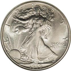 1919-D 50C MS64 NGC. Along with the 1921-S, the 1919-D 