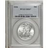 Image 1 : 1936 50C MS67 PCGS. The lovely snow-white surfaces are 