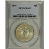 Image 1 : 1940 50C MS67 PCGS. Original green-gray toning cedes t 