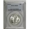 Image 1 : 1942-S 50C MS65 PCGS. Trumpet tail S. This brilliant a 
