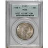 Image 1 : 1944-S 50C MS66 PCGS. Moderate steel-gray and reddish- 