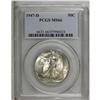 Image 1 : 1947-D 50C MS66 PCGS. Traces of champagne-gold color g 