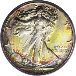 1936 50C PR66 PCGS. Both sides of this colorful proof 