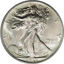 1937 50C PR67 PCGS. Razor-sharp striking details are s 