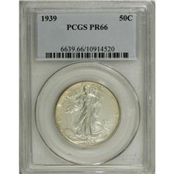 1939 50C PR66 PCGS. Crisp definition emboldens the des 