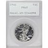Image 1 : 1941 50C PR65 PCGS. No AW monogram. This flashy and ne 