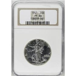 1941 50C PR66 NGC. Deeply reflective and untoned aside 