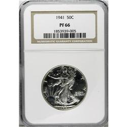 1941 50C PR66 NGC. Highly reflective with just a hint 
