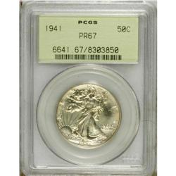 1941 50C PR67 PCGS. Impressively struck on all of the 