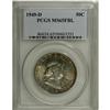 Image 1 : 1949-D 50C MS65 Full Bell Lines PCGS. Streaky jade-gre 