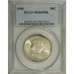 1950 50C MS66 Full Bell Lines PCGS. This highly lustro 