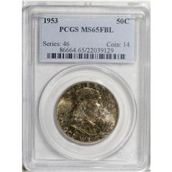 1953 50C MS65 Full Bell Lines PCGS. Impressive forest- 
