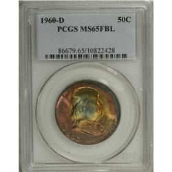 1960-D 50C MS65 Full Bell Lines PCGS. Solidly struck w 