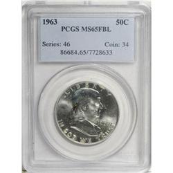 1963 50C MS65 Full Bell Lines PCGS. This crisply struc 