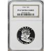 Image 1 : 1954 50C PR67 Ultra Cameo NGC. A couple of tiny milk s 