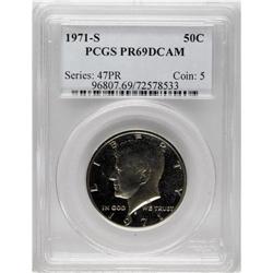 1971-S 50C PR69 Deep Cameo PCGS. Pleasing and practica 