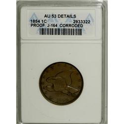 1854 P1C Flying Eagle Cent, Judd-164 Original, Pollock 