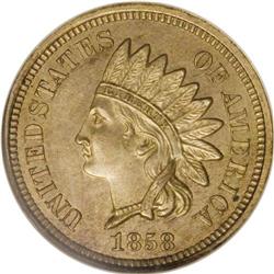 1858 P1C Indian Cent, Judd-212, Pollock-256, 263, R.4, 