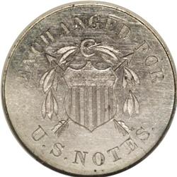 1863 10C Ten Cents, Judd-327, Pollock-397, High R.6, P 