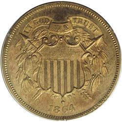 1864 2C Two Cents, Judd-371, Pollock-440, Low R.6, PR6 