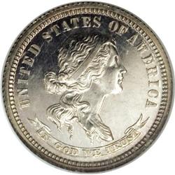 1869 10C Standard Silver Ten Cents, Judd-708, Pollock- 