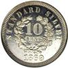 Image 2 : 1869 10C Standard Silver Ten Cents, Judd-708, Pollock- 