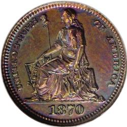 1870 H10C Half Dime, Judd-817, Pollock-906, High R.6, 