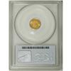 Image 4 : 1849 G$1 No L MS66 PCGS. This is a remarkably, sharply 