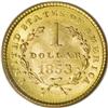 Image 2 : 1853 G$1 MS65 PCGS. The 1853 is perfect for type purpo 