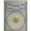 Image 1 : 1853-O G$1 MS62 PCGS. The 1853-O gold dollar, while av 