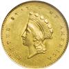 Image 1 : 1855-O G$1 MS62 NGC. The popularity of the 1855-O is d 