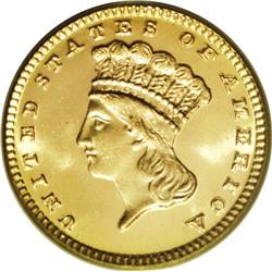 1883 G$1 MS67 PCGS. Despite a mintage of only 10,800 p 