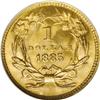 Image 2 : 1885 G$1 MS68 NGC. The 1885 (11,156 business strikes p 