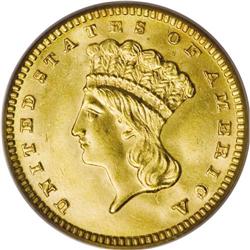 1888 G$1 MS66 PCGS. The satiny luster is essentially u 
