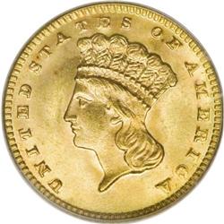 1889 G$1 MS66 PCGS. A frosty Gem, this lovely example 