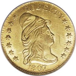 1807 $2 1/2 --Obverse Scratched--NCS. Unc Details. Bree 